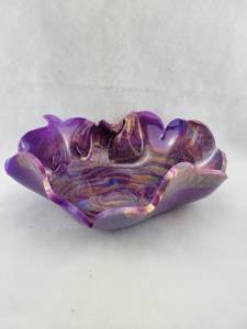 Bol en résine bohème fait main, écologique, modèle de bol à fruits, vaisselle pour fête, décoration de la maison, artisanat, cadeaux - Product Image 6