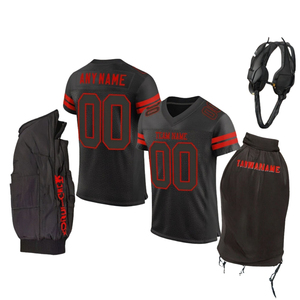Uniformes de football américain pour hommes en gros, qualité supérieure, respirant, léger, évacuant l'humidité, jersey durable - Product Image 6