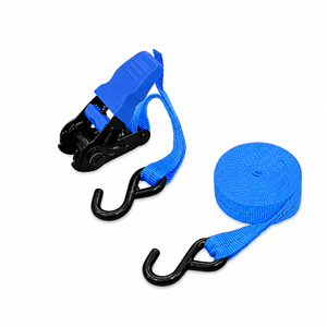 Sangle d'arrimage OEM 25 mm avec crochet en S, 800 kg, en sangle polyester de qualité supérieure, avec solutions personnalisées de couleur et d'emballage - Product Image 1