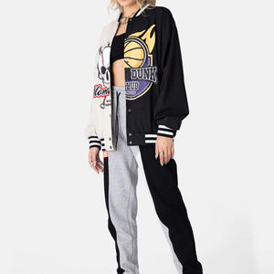 Chaquetas Varsity de Satén para Hombre, Tendencia de Moda, Cuello Alto, Impermeables, Resistentes al Viento, Transpirables, Duraderas, Estilo Urbano - Product Image 3