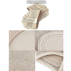 Confortable respirant en cuir Silicone mousse rembourré orteil protecteur pied tongs personnalisé Logo Design chaussures de danse doublure en coton - Product Image 4