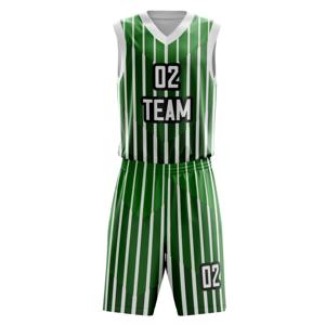 Uniformes de Baloncesto Sublimados Personalizados al por Mayor de Alta Calidad, Conjuntos de Camiseta y Chaleco Deportivo Personalizables para Hombre, Transpirables 100% - Product Image 6