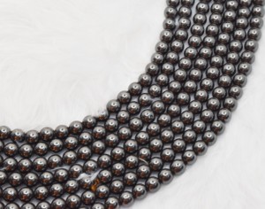 Superb Quality Naturals Healing Hematite 8mm Crystal Round Beads Semiprecious Gemstone For Jewelry Making Meditation - Product Image 5