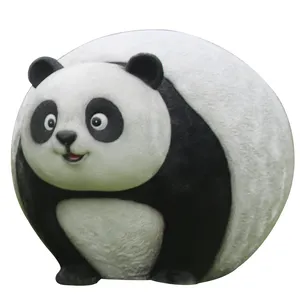 2023 Meest Populaire Topkwaliteit China Gigantische Schattige Panda Sculptuur Tuin Ornament