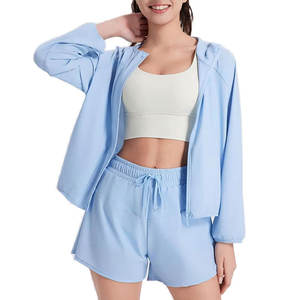 Ensembles de yoga pour femmes fabriqués en spandex sur mesure, teints en couleur et à séchage rapide, fabriqués au prix le plus bas, ensembles de yoga pour femmes - Product Image 1