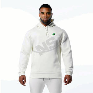 Moda básica algodón mezclado hombres sudaderas con capucha logotipo personalizado pulóver ropa casual calidad superior Sudadera con capucha para ropa de calle y gimnasio - Product Image 2