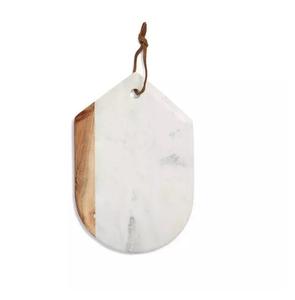 Planche à découper moderne de forme ronde en marbre et en bois pour légumes, nouveau Design, haute vente - Product Image 2