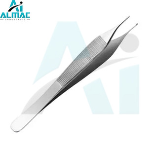 Pinzas de tejido Adson de 12cm de alta calidad, gran oferta de ALMAC, juego de instrumentos quirúrgicos de acero inoxidable, pinzas Adson de venta superior - Product Image 1