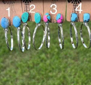 Pendientes de aro de tuerca de plata de ley minimalistas para todos los días para mujer, joyería de aro pequeño ligero - Product Image 3