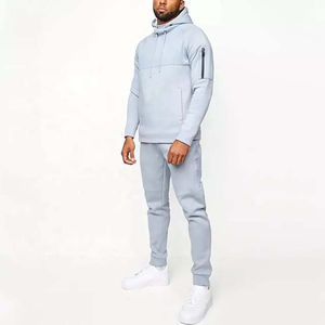 ชุดวอร์มสำหรับผู้ชายชุดวิ่งออกกำลังกายผ้าคอตตอนแนวสตรีทแวร์สไตล์แฟชั่น100% ใหม่ล่าสุด - Product Image 1