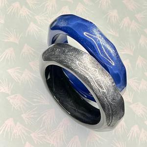 สร้อยข้อมืออะคริลิคเรซิ่นแฟชั่นสร้อยข้อมืออะคริลิคทรงสี่เหลี่ยมขนาดใหญ่เครื่องประดับกำไลข้อมือหลากสี - Product Image 4