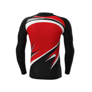 Personaliza Tu Propio Logotipo, Camiseta de Compresión Sublimada de Manga Larga, Camiseta de Compresión para MMA, Camiseta de Compresión para BJJ, Camiseta de Compresión para Hombre - Product Image 3