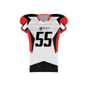 Conjunto de uniforme de fútbol juvenil personalizado con diseño de equipo, uniforme de fútbol americano para hombres con material que absorbe la humedad - Product Image 2