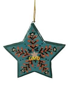 8 cm Paper Mache Christmas <b>Tree</b> Ornaments Festive <b>Tree</b> Decoration - Product Image 5