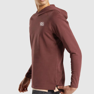 Sudadera con capucha de gimnasio para hombre Logotipo personalizado Mejor diseño 100% Algodón Streetwear para primavera Otoño Invierno Sudaderas con capucha masculinas personalizables - Product Image 3