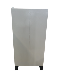 Boîtier en tôle personnalisé OEM avec découpes d'entrée de câble à couvercle bleu et support de montage pour panneau industriel - Product Image 3