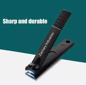 Zachary Industries ที่ตัดเล็บสแตนเลสสีดำ,ที่ตัดเล็บสำหรับผู้ชายและผู้หญิง - Product Image 4