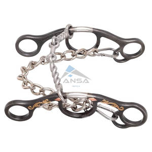 Classique Equine Sherry Cervi Twisted Wire Dogbone Diamond Short Shank Gag Bit pour Barrel Racing et Training - Product Image 3