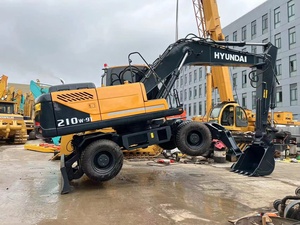 Excavatrice HYUNDAI d'origine d'occasion à bas prix hyundai 210w-9t excavatrices sur pneus 210w-9t 225lc à Shanghai - Product Image 3
