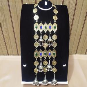 Collar Hecho a Mano con Diseño Geométrico de Diamantes, Estilo Tradicional Afgano, para Mujer, Accesorio de Moda Étnico Vintage, para Fiestas - Product Image 2