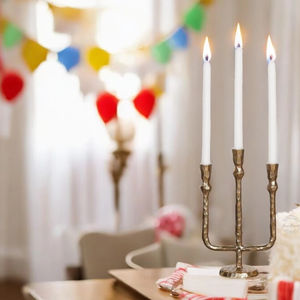 Hammered Design <b>Gold</b> Aluminum 3-Arm <b>Candelabra</b> Wedding Birthday Christmas Tabletop Decorations Elegant Home Use Metal Material - Product Image 1