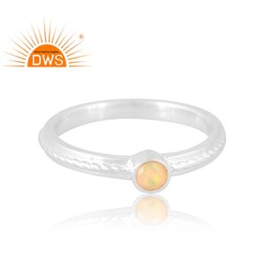Increíble diseño, anillo de piedras preciosas de ópalo etíope Natural de Plata de Ley 925, joyería personalizada para mujer, regalo para ella - Product Image 3