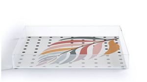 Plateau de service en acrylique transparent fait à la main, élégant et durable, parfait pour la table à manger à la maison, à un prix attractif - Product Image 4