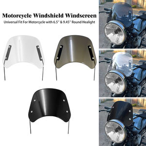 HCMOTORKU motocicleta 6,5 "y 9,45" <span class=keywords><strong>Faro</strong></span> parabrisas Deflector de viento parabrisas <span class=keywords><strong>carenado</strong></span> para Harley para Honda para Yamaha para BMW - Product Image 5
