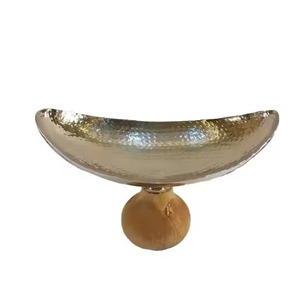<strong>Black</strong> and White Checks Table Top <strong>Metal</strong> Serving <strong>Bowl</strong> Christmas Nuts <strong>Fruits</strong> Serving <strong>Bowl</strong> Platter in Wholesale Price - Product Image 2