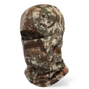 Pasamontañas de lana Merino para exteriores, máscara facial completa de camuflaje de un agujero, para el cuello polaina, pasamontañas de concha suave para caza de invierno, transpirable e impermeable - Product Image 2