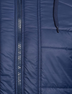 Chaqueta de invierno unisex para hombre, chaqueta acolchada de nailon con relleno de algodón acolchado, manga larga, informal, de longitud estándar, estaciones del monzón - Product Image 5