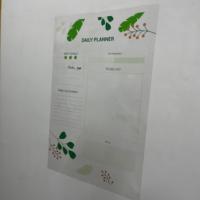 Tableau blanc statique en polystyrène durable StaticPaper 2024 Modèle-14 pour planificateur quotidien, organisateur, tableau blanc carré effaçable à sec par électrostatique