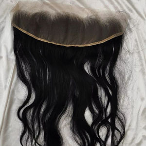 Prix de gros non transformés indien Remy cheveux 100% vierge cuticule aligné cheveux bruts fermeture frontale doux au toucher donneur unique - Product Image 1