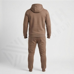 Survêtement décontracté pour homme à capuche, nouveau style, impression personnalisée, respirant, 100% coton, manches longues, uni, pour la salle de sport et le fitness - Product Image 5