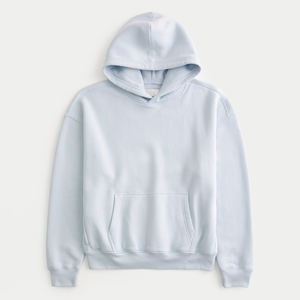 Custom 500 Gsm Cropped Hoodies <b>Thick</b> Fleece French Terry Blank Oversized <b>Hoodie</b> Boxy fit Cotton Heavyweight boxy <b>Hoodie</b> for <b>men</b> - Product Image 6
