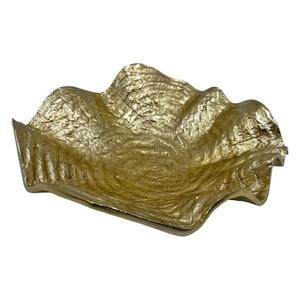 Vajilla Dorada, Plato de Metal con Diseño Floral, Tazón para Servir, Decoración para Bodas y Fiestas, Precio Económico, Tazones de Lujo para Servir Postres - Product Image 1