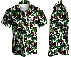 Jersey de pesca UV personalizado camisa de vestir de punto para hombre con impresión de logotipo 3D digital protección solar abotonada diseño de carga - Product Image 5