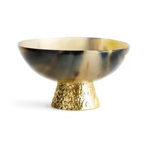 Cuenco Decorativo de Metal con Diseño Floral para Interiores Tradicionales, Diseño Moderno Ecológico, Apto para Lavavajillas - Product Image 3
