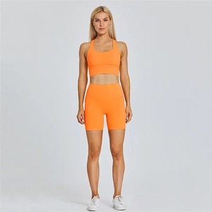 Conjunto de Yoga sin Costuras para Mujer, Ropa Deportiva, Sujetador Deportivo, Leggings de Manga Larga, 2/3 Unidades - Product Image 3