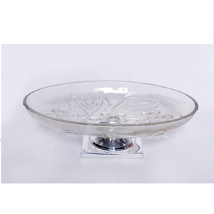 Produit le plus vendu : Service à gâteau en verre avec support design pour la décoration de table de fête d'anniversaire, support à fruits - Product Image 3