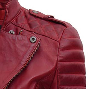 Venta al por mayor de alta calidad de chaqueta de cuero genuino para las mujeres de mezclilla con largo y piel de decoración de moda de invierno - Product Image 3