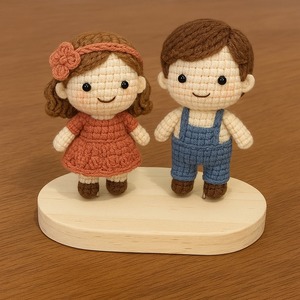 Amigurumi crochet stuffed animals plush toy <b>handmade</b> knitted <b>doll</b> eco-friendly yarn custom kids gift wholesale OEM factory - Product Image 2