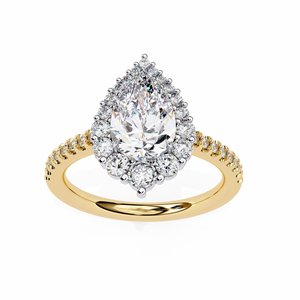 Hot Selling 3 Ct Elongated Cut Moissanite Diamond <b>Ring</b> 18K White Gold with Black <b>Rhodium</b> Plating Original Jewelry Factory Price - Product Image 6