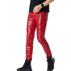 Pantalon d'équitation d'extérieur Racing & Touring Biker Gear au prix d'usine Pantalon en cuir de moto durable pour hommes - Product Image 4