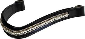 Banda Frontal de Cuero con Cristales para Caballos, Estilo Moderno, con Artesanía de Primera Calidad, Tamaños Personalizados Disponibles. - Product Image 2