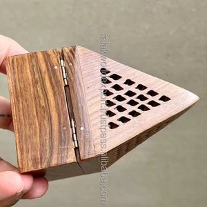 เครื่องหอมไม้และทองเหลืองทำด้วยมือทันสมัยสำหรับโยคะและน้ำมันหอมระเหยในบ้าน - Product Image 2