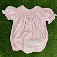 Jiefute Smocked Halloween Bubble Romper OEM/ODM Private Label Pumpkin Bat Baby Girls Puff Sleeves Eco-Friendly Boutique Wear