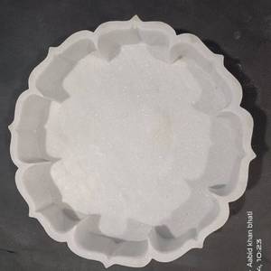 Urli de Alabastro de Mármol Hecho a Mano de Primera Calidad con Diseño Floral, Estilo Floral, Piedra Pulida para Decoración del Hogar, Festivales, Alta Calidad - Product Image 1