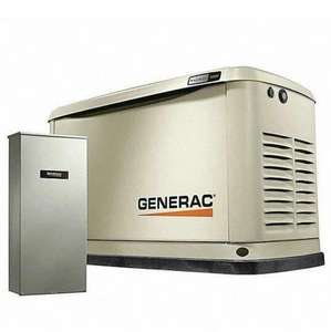 Nuevo Generador Generac Guardian de Aluminio de 18 kW con Desconectador de Servicio de 200 A y Cobertizo para Aire Acondicionado - Product Image 1