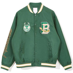 Blouson universitaire Letterman de baseball personnalisé avec logos personnalisés Bomber de baseball vestes Letterman chez SAMMY WEARS vente en gros - Product Image 1